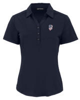 San Francisco Giants Stars & Stripes Cutter & Buck Forge Eco Stretch Recycled Womens Short Sleeve Polo NVBU_MANN_HG 1