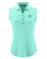 Houston Astro Mono Cutter & Buck Forge Eco Stretch Recycled Womens Sleeveless Polo FMH_MANN_HG 1