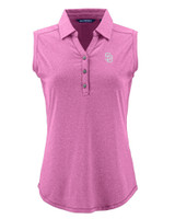San Diego Padres Mono Cutter & Buck Forge Eco Stretch Recycled Womens Sleeveless Polo GEH_MANN_HG 1