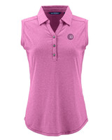 Chicago Cubs Mono Cutter & Buck Forge Eco Stretch Recycled Womens Sleeveless Polo GEH_MANN_HG 1