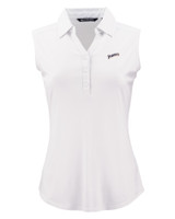 San Diego Padres Cooperstown Cutter & Buck Forge Eco Stretch Recycled Womens Sleeveless Polo WH_MANN_HG 1