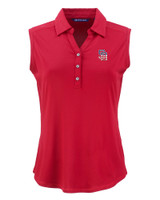San Diego Padres Stars & Stripes Cutter & Buck Forge Eco Stretch Recycled Womens Sleeveless Polo CDR_MANN_HG 1