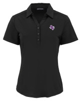 Stephen F Austin Lumberjacks Cutter & Buck Forge Eco Stretch Recycled Womens Short Sleeve Polo BL_MANN_HG 