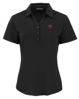 Georgia Bulldogs Alumni Cutter & Buck Forge Eco Stretch Recycled Womens Short Sleeve Polo BL_MANN_HG 