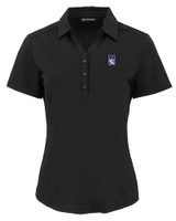 Northwestern Wildcats Cutter & Buck Forge Eco Stretch Recycled Womens Short Sleeve Polo BL_MANN_HG 