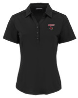 Louisville Cardinals Cutter & Buck Forge Eco Stretch Recycled Womens Short Sleeve Polo BL_MANN_HG 
