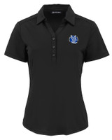 Air Force Falcons College Vault Cutter & Buck Forge Eco Stretch Recycled Womens Short Sleeve Polo BL_MANN_HG 