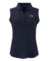 Northern Arizona Lumberjacks Cutter & Buck Forge Eco Stretch Recycled Womens Sleeveless Polo NVBU_MANN_HG 