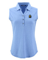 FIU Panthers College Vault Cutter & Buck Forge Eco Stretch Recycled Womens Sleeveless Polo DALH_MANN_HG 