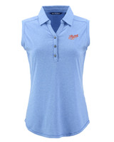 Dayton Flyers College Vault Cutter & Buck Forge Eco Stretch Recycled Womens Sleeveless Polo DALH_MANN_HG 