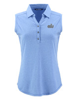 Old Dominion Monarchs College Vault Cutter & Buck Forge Eco Stretch Recycled Womens Sleeveless Polo DALH_MANN_HG 