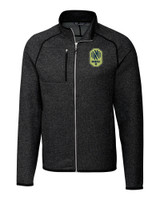 Nashville SC Cutter & Buck Mainsail Sweater-Knit Mens Big and Tall Full Zip Jacket CCH_MANN_HG 1