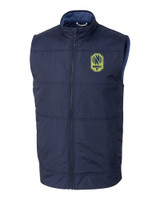 Nashville SC Cutter & Buck Stealth Hybrid Quilted Mens Windbreaker Vest LYN_MANN_HG 1