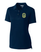 Nashville SC Cutter & Buck Advantage Eco Tri-Blend Pique Womens Polo LYN_MANN_HG 1