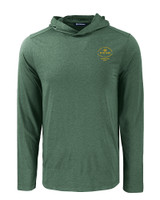 Notre Dame Fighting Irish College Football Playoff 2025 Sugar Bowl Champions Cutter & Buck Coastline Epic Comfort Recycled Mens Hooded Shirt HT_MANN_HG 