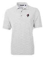 Texas Tech Red Raiders College Vault- Cutter & Buck Virtue Eco Pique Botanical Print Recycled Mens Polo POL_MANN_HG 