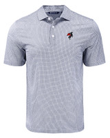 Texas Tech Red Raiders College Vault- Cutter & Buck Pike Eco Diamond Dot Print Recycled Mens Polo BL_MANN_HG 