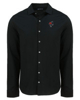 Texas Tech Red Raiders College Vault- Cutter & Buck Advantage Tri-Blend Eco Soft Pique Long Sleeve Knitted Mens Button Up BL_MANN_HG 