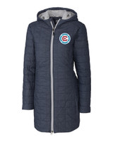 Chicago Fire FC Cutter & Buck Rainier PrimaLoft®  Womens Eco Insulated Hooded Long Coat ANM_MANN_HG 1