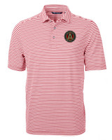 Atlanta United FC - Cutter & Buck Virtue Eco Pique Stripe Recycled Mens Polo CDR_MANN_HG 1