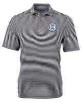 Chicago Fire FC Cutter & Buck Virtue Eco Pique Stripe Recycled Mens Polo BL_MANN_HG 1