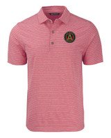 Atlanta United FC - Cutter & Buck Forge Eco Heather Stripe Stretch Recycled Mens Polo CRH_MANN_HG 1
