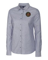 Atlanta United FC - Cutter & Buck Stretch Oxford Womens Long Sleeve Dress Shirt CC_MANN_HG 1