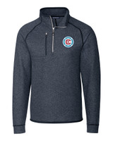 Chicago Fire FC Cutter & Buck Mainsail Sweater-Knit Mens Half Zip Pullover Jacket LNH_MANN_HG 1