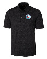 Chicago Fire FC Cutter & Buck Advantage Tri-Blend Space Dye Mens Polo DKB_MANN_HG 1