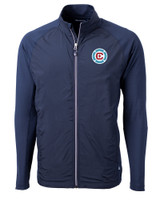 Chicago Fire FC Cutter & Buck Adapt Eco Knit Hybrid Recycled Mens Full Zip Jacket NVBU_MANN_HG 1