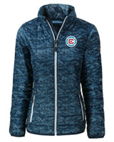 Chicago Fire FC Cutter & Buck Rainier PrimaLoft® Womens Eco Insulated Full Zip Printed Puffer Jacket DN_MANN_HG 1