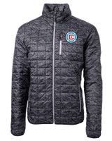 Chicago Fire FC Cutter & Buck Rainier PrimaLoft® Mens Eco Insulated Full Zip Printed Puffer Jacket BL_MANN_HG 1