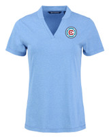 Chicago Fire FC Cutter & Buck Forge Heathered Stretch Womens Blade Top DALH_MANN_HG 1