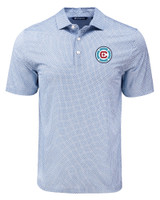 Chicago Fire FC Cutter & Buck Pike Eco Diamond Dot Print Recycled Mens Polo NVBU_MANN_HG 1