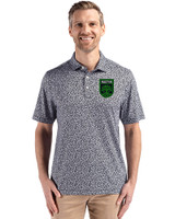 Austin FC - Cutter & Buck Pike Eco Flora Print Recycled Mens Big & Tall Polo Black Front