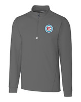 Chicago Fire FC Cutter & Buck Traverse Stretch Eco Quarter Zip Mens Big and Tall Pullover EG_MANN_HG 1