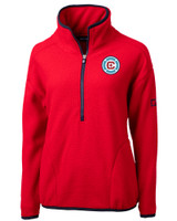 Chicago Fire FC Cutter & Buck Cascade Eco Fleece Womens Pullover Jacket RDNV_MANN_HG 1