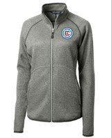 Chicago Fire FC Cutter & Buck Mainsail Sweater-Knit Womens Full Zip Jacket POH_MANN_HG 1