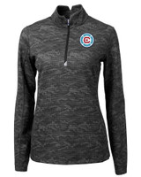 Chicago Fire FC Cutter & Buck Traverse Stretch Eco Camo Print Quarter Zip Womens Pullover BL_MANN_HG 1