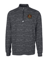 Atlanta United FC - Cutter & Buck Traverse Stretch Eco Camo Print Quarter Zip Mens Big and Tall Pullover BL_MANN_HG 1