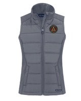 Atlanta United FC - Cutter & Buck Evoke Hybrid Eco Softshell Recycled Womens Full Zip Vest EG_MANN_HG 1