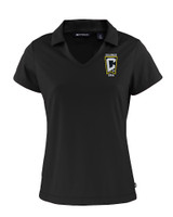 Columbus Crew Cutter & Buck Daybreak Eco Recycled Womens V-neck Polo Black Mannequin
