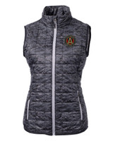 Atlanta United FC - Cutter & Buck Rainier PrimaLoft® Womens Eco Insulated Full Zip Printed Puffer Vest BL_MANN_HG 1