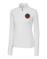 Atlanta United FC - Cutter & Buck Traverse Stretch Eco Quarter Zip Womens Pullover WH_MANN_HG 1