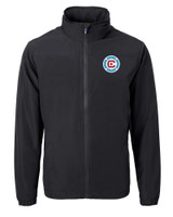 Chicago Fire FC Cutter & Buck Charter Eco Knit Recycled Big & Tall Full-Zip Jacket BL_MANN_HG 1