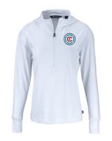 Chicago Fire FC Cutter & Buck Daybreak Eco Recycled Womens Half Zip Hoodie WH_MANN_HG 1