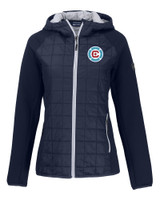 Chicago Fire FC Cutter & Buck Rainier Primaloft Womens Eco Full Zip Hybrid Jacket DN_MANN_HG 1
