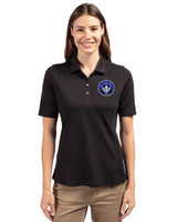 CF Montréal Cutter & Buck Virtue Eco Pique Recycled Womens Polo Black Front