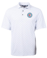 Chicago Fire FC Cutter & Buck Virtue Eco Pique Tile Print Recycled Mens Polo WH_MANN_HG 1