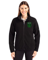 Austin FC - Cutter & Buck Cascade Eco Fleece Womens Full Zip Jacket Black Front